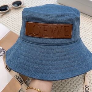LOEWE blue sun hat